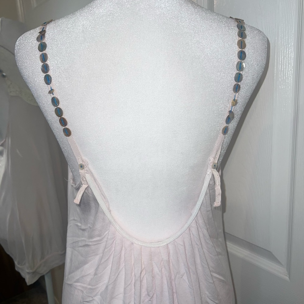 Vintage Free People Crochet Shell Camisole Size M - Picture 8 of 12